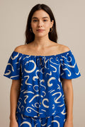 BLUSA STRAPLESS ANIMAL PRINT COD 5443 foto 1