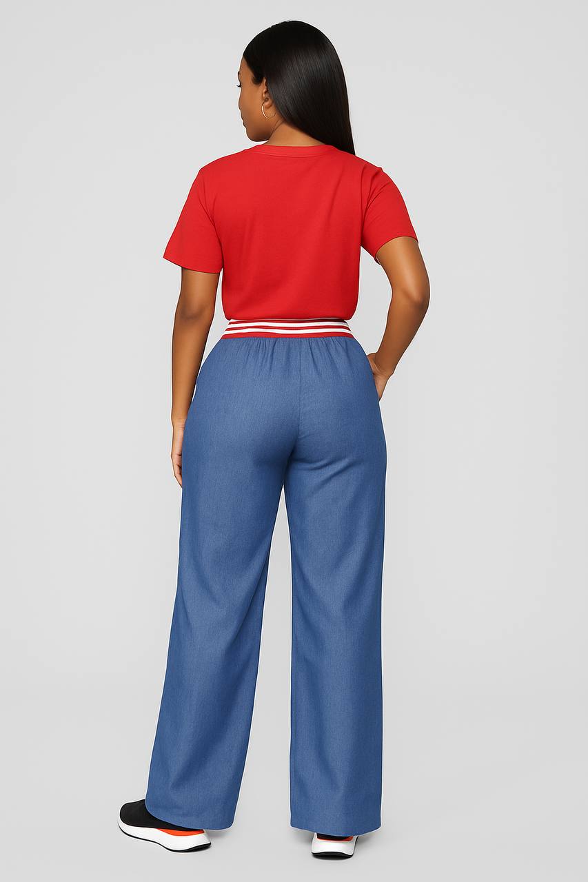 CONJUNTO PANTALON BICOLOR COD 5554 foto 5