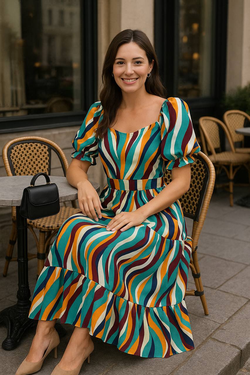 VESTIDO VUELOS TROPICAL COD 5674 foto 3