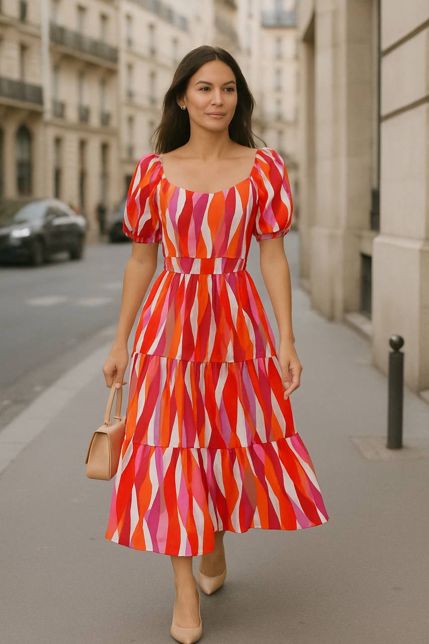 VESTIDO VUELOS TROPICAL COD 5674 foto 6