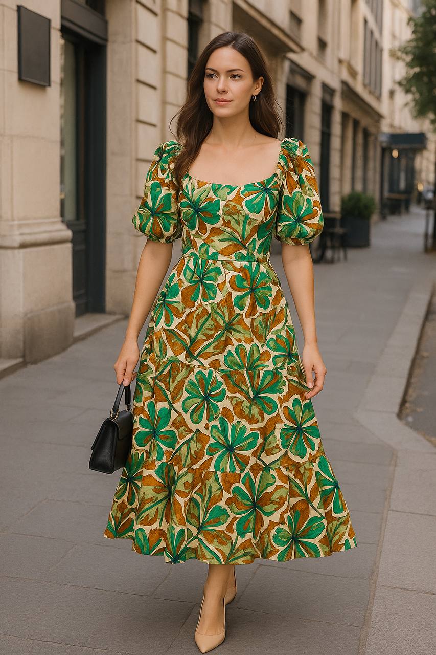 VESTIDO VUELOS TROPICAL COD 5674 foto 10