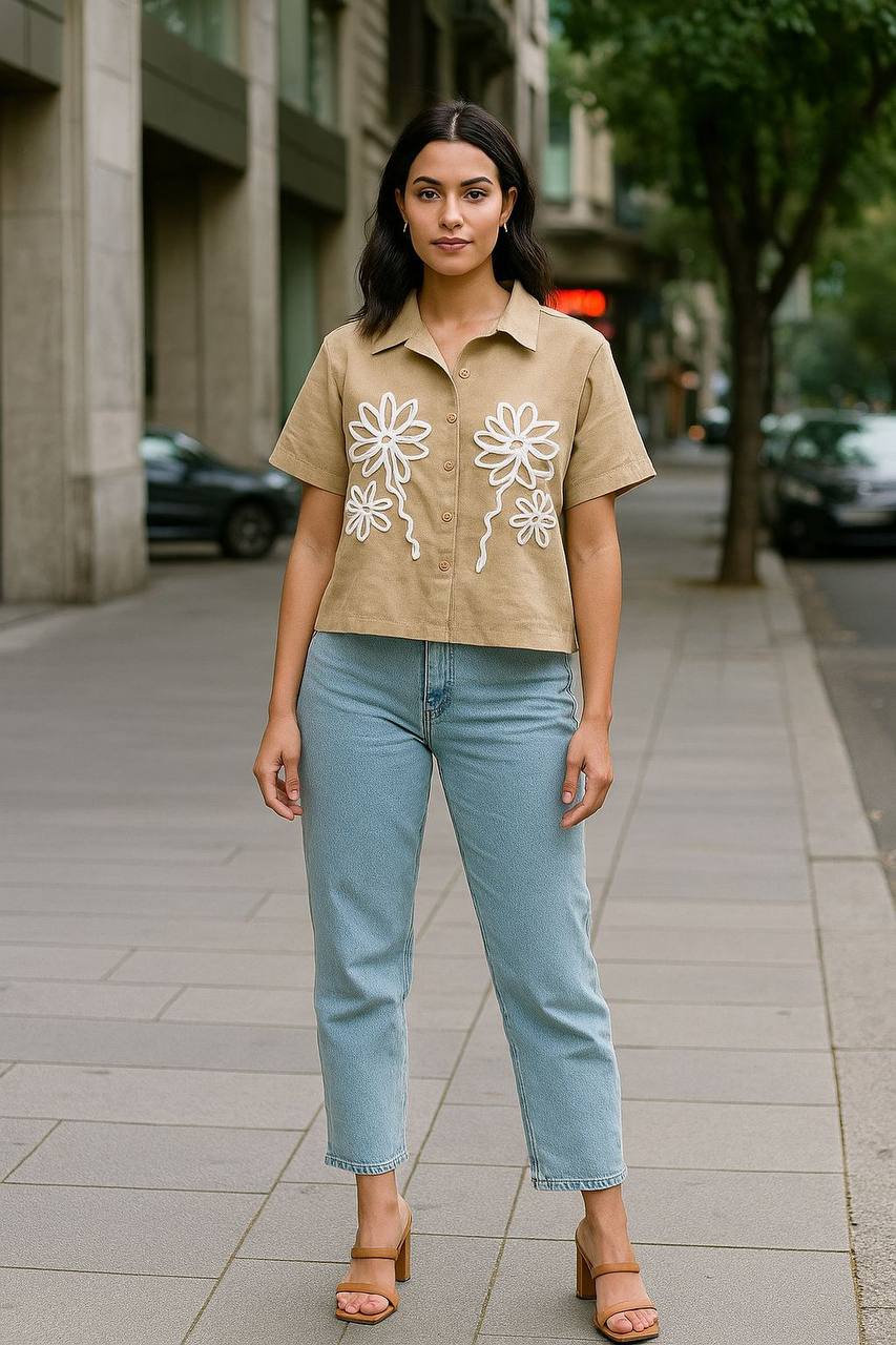 BLUSA Z934 FLORES COD 5707 foto 5