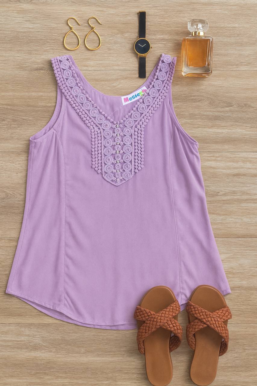 BLUSA VESTIR ENCAJE BRILLANTES COD 3965 foto 4