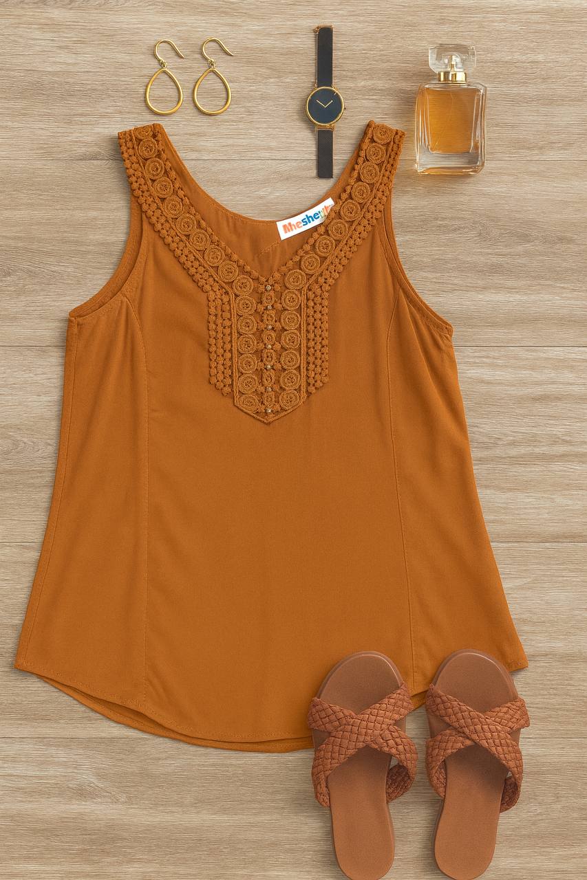BLUSA VESTIR ENCAJE BRILLANTES COD 3965 foto 7