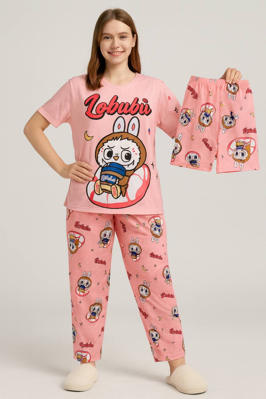 PIJAMA 3 PIEZAS DISENO VARIADO COD 5741 foto 8