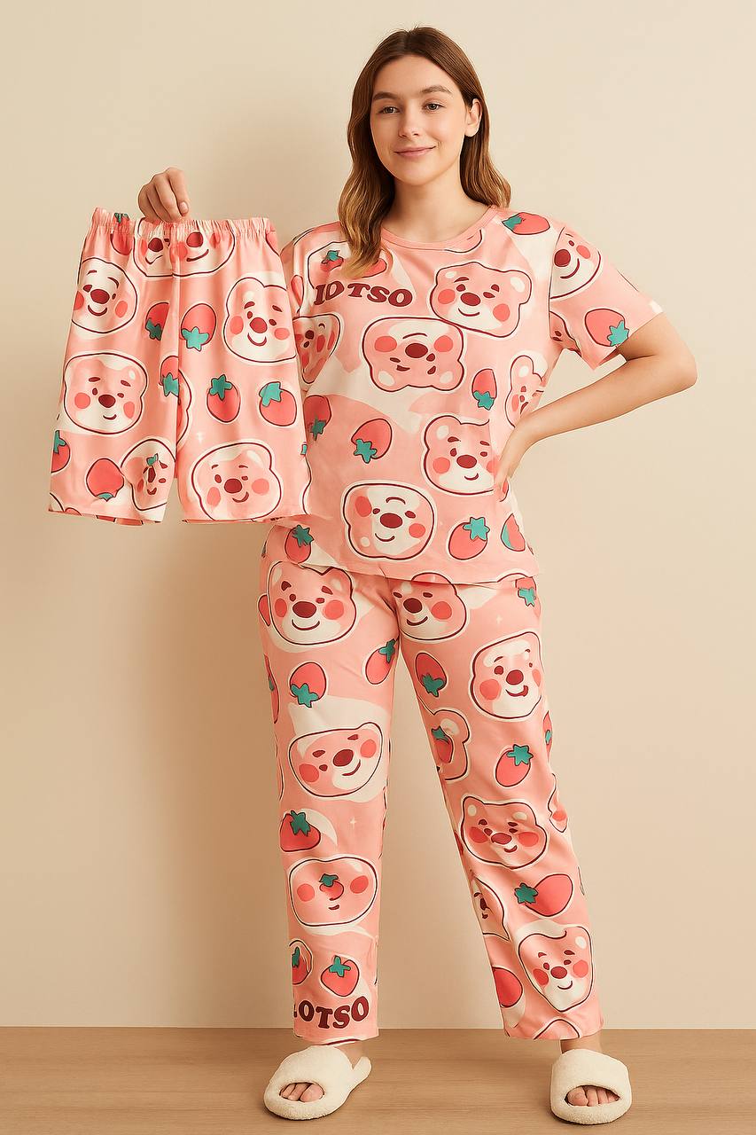 PIJAMA 3 PIEZAS DISENO VARIADO COD 5741 foto 9