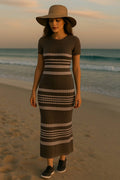 VESTIDO RAYAS MZ5604 COD 5846 foto 1