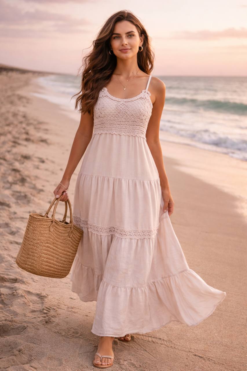 VESTIDO TEJIDO NIDO DE ABEJA K123 COD 6449 foto 3