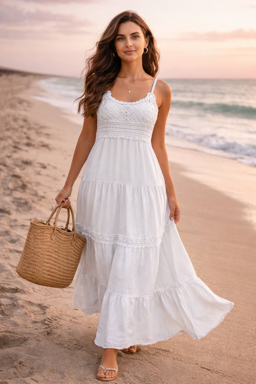 VESTIDO TEJIDO NIDO DE ABEJA K123 COD 6449 foto 4