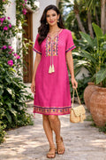 VESTIDO LLANO 602 CUADROS COD 6781 foto 1