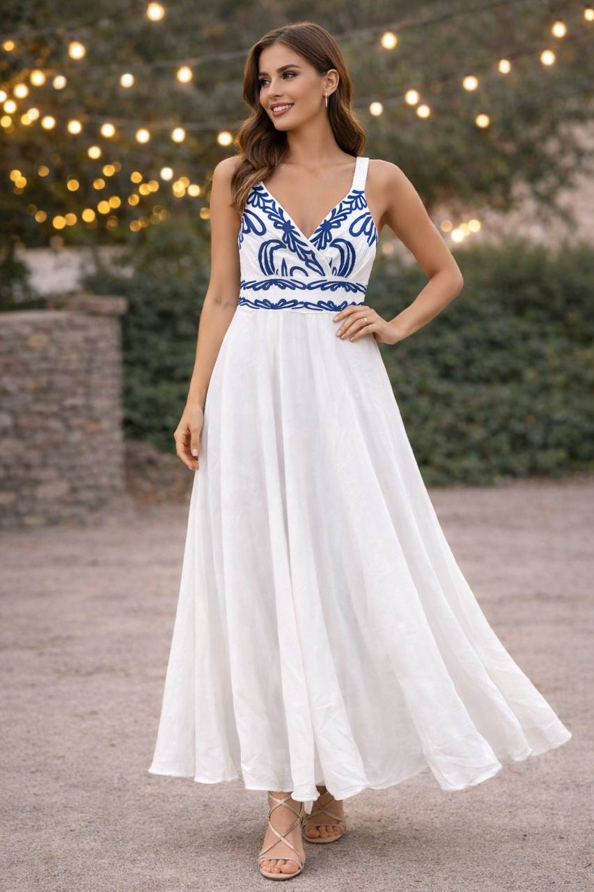 VESTIDO ENCAJE BICOLOR 623 COD 6779 foto 4