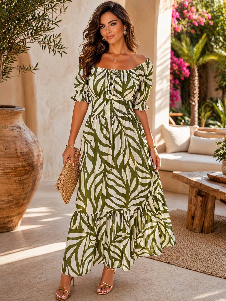 VESTIDO PARA AMARRAR DISENO VARIADO COD 6751 foto 3