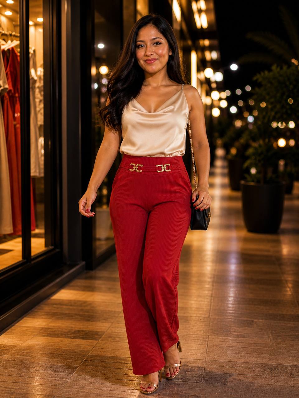 PANTALON APLIQUE CUADRADOS COD 6974 foto 9