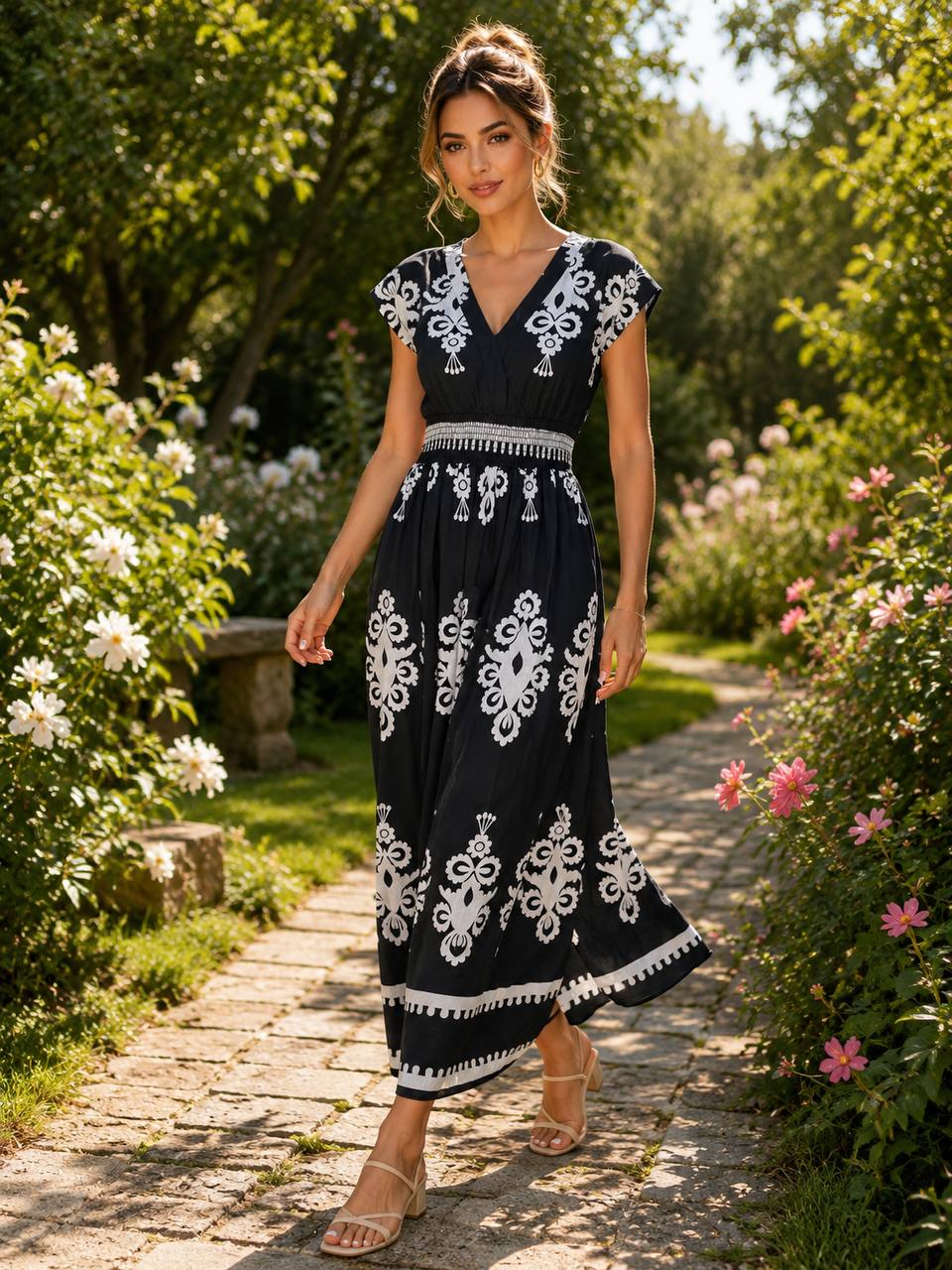 VESTIDO TRIBAL B901 COD 7009 foto 5