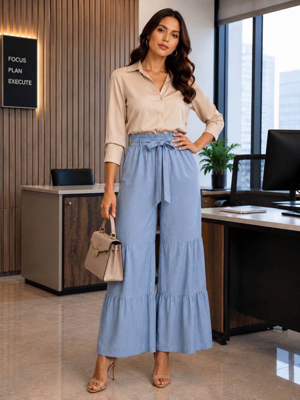 PANTALON LLANO 8464 COD 6993 foto 3
