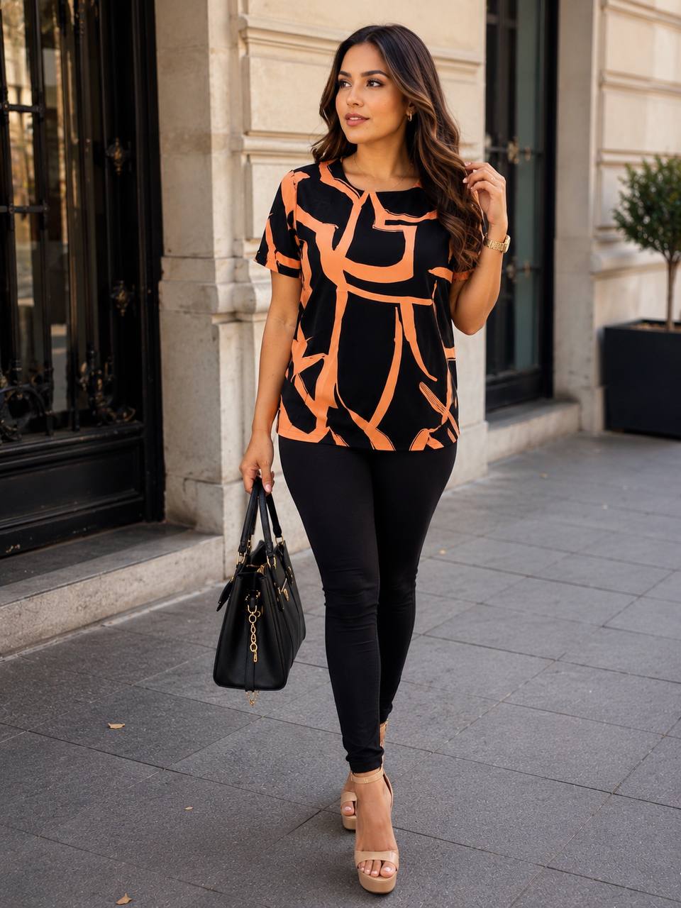 BLUSA LINEAS A40115 COD 7012 foto 1