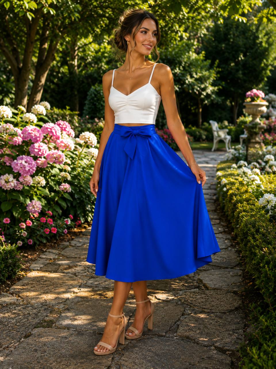 FALDA LLANA COD 7347 foto 2