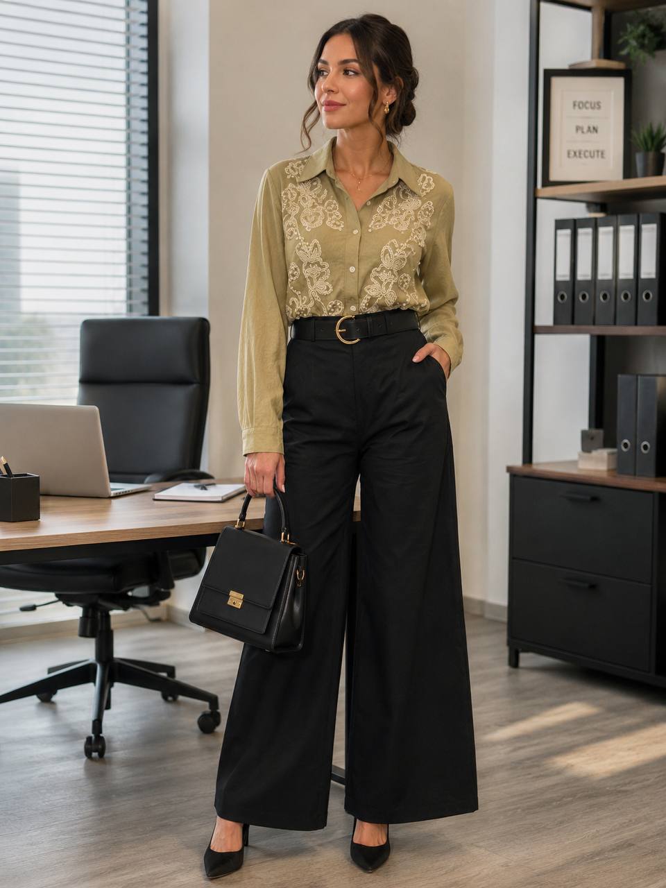 PANTALON LLANO Z1397 COD 7370 foto 1