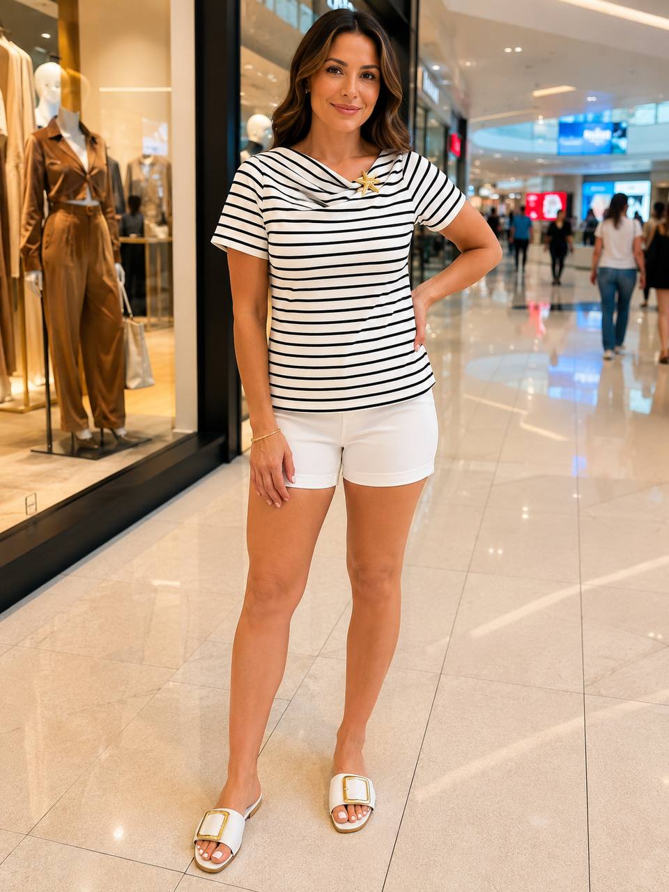 BLUSA RAYAS A19417 COD 7429 foto 3