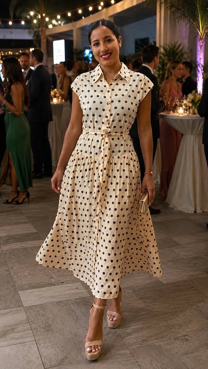 VESTIDO LUNARES Z1367 COD 7439 foto 1