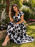 VESTIDO HOJAS 52002 COD 7443 foto 1