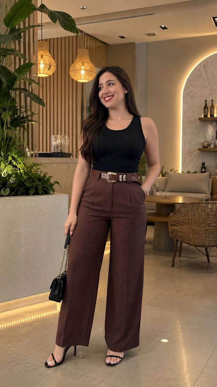 PANTALON LLANO D30015 COD 7485 foto 1