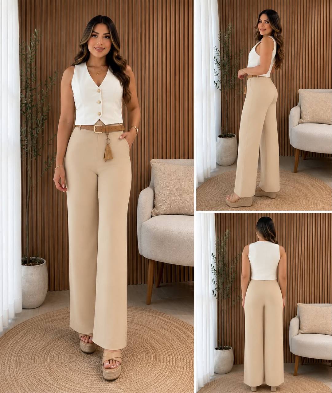 PANTALON LLANO G208 COD 7539 foto 1