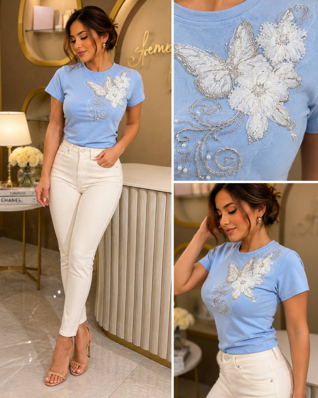 BLUSA BRILLANTES M5333 COD 7569 foto 1
