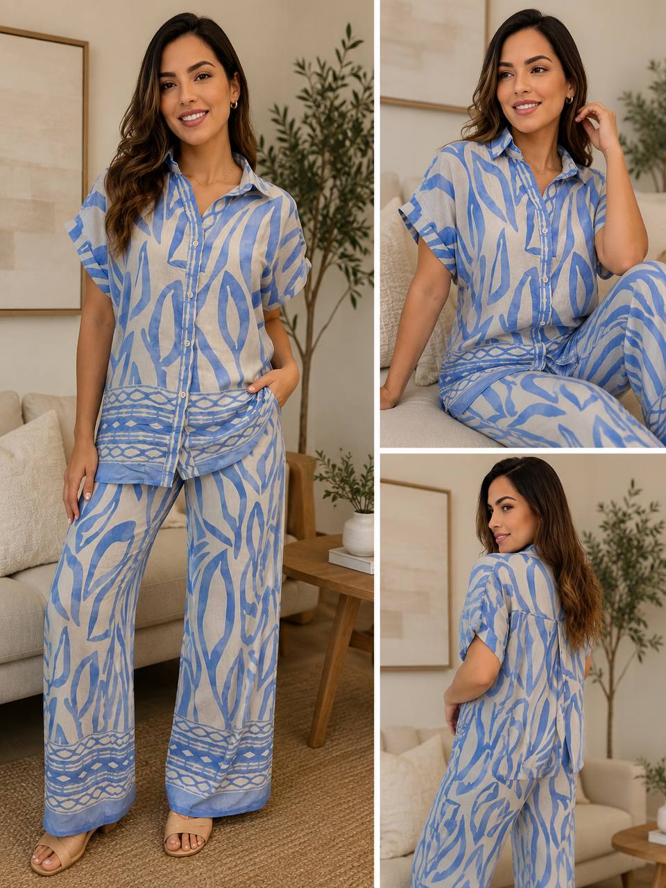 CONJUNTO PANTALON LINEAS 51612 COD 7630 foto 1