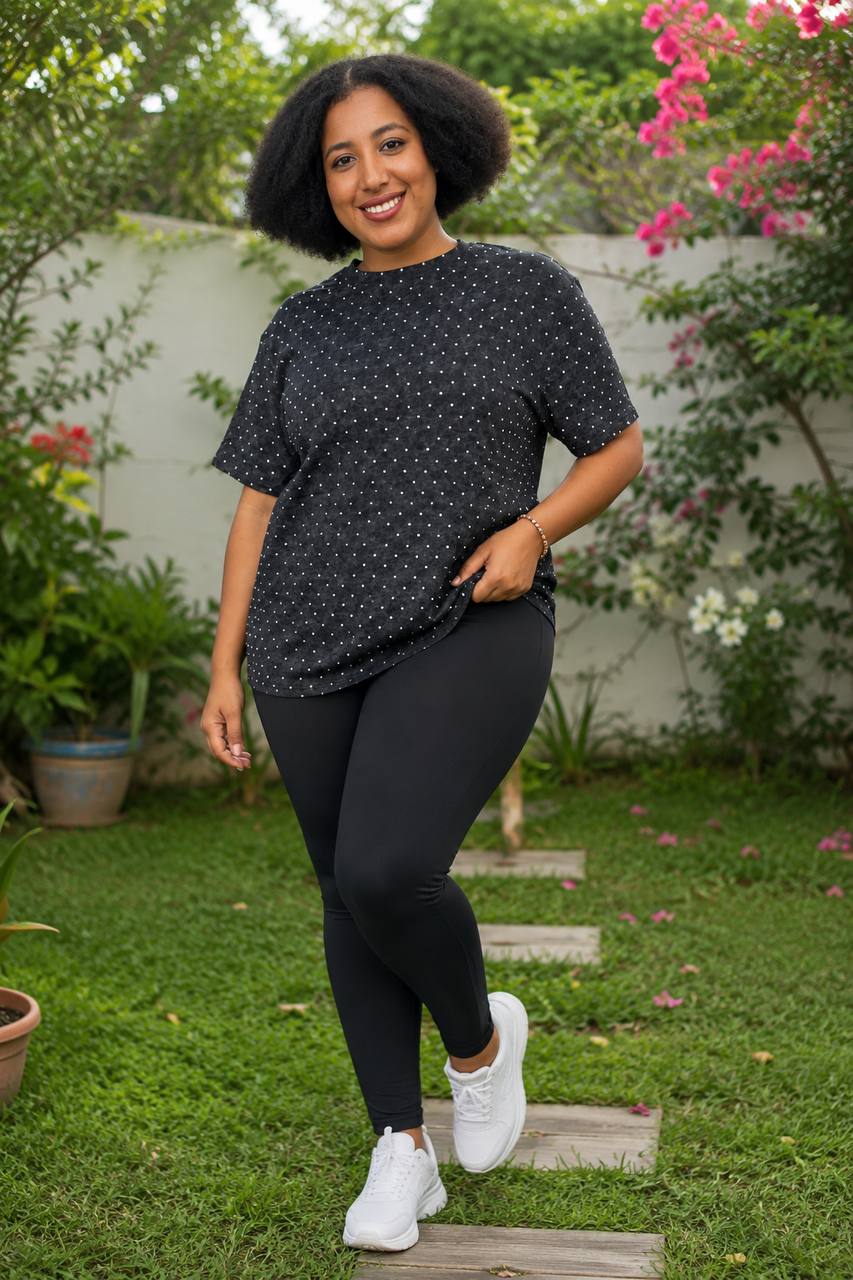 BLUSA BRILLOS 31900 COD 7638 foto 1