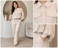 CONJUNTO PANTALON LLANO Z1441 COD 7653 foto 1