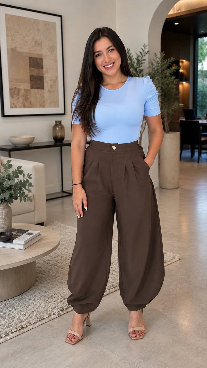 PANTALON LLANO Y28 COD 7588 foto 1