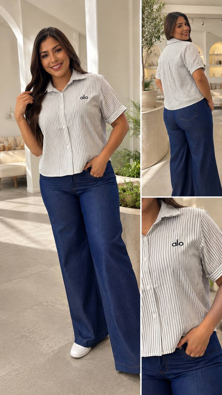 PANTALON TELA JEAN COD 7689 foto 1