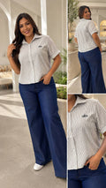 PANTALON TELA JEAN COD 7689 foto 1