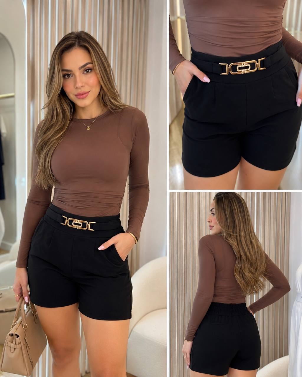 SHORT LLANO P2207L1116 COD 7683 foto 1