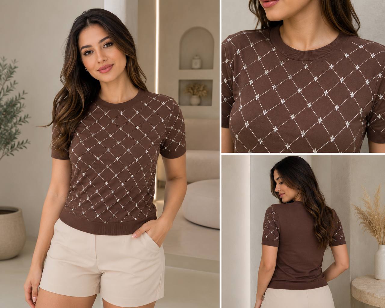BLUSA BRILLANTES B035 COD 7698 foto 1