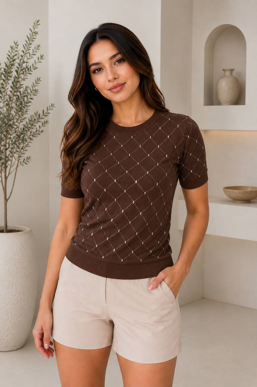 BLUSA BRILLANTES B035 COD 7698 foto 2