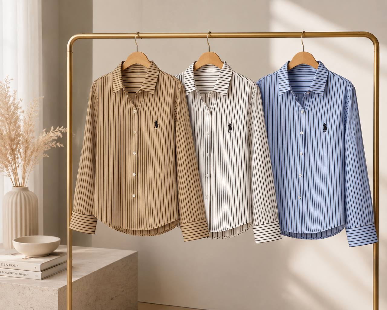 CAMISA RAYAS B62299 COD 7692 foto 2
