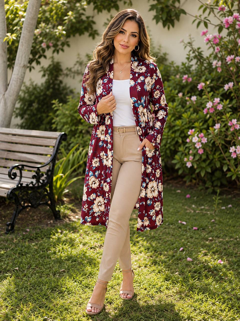 CARDIGAN FLORES COD 7703 foto 3