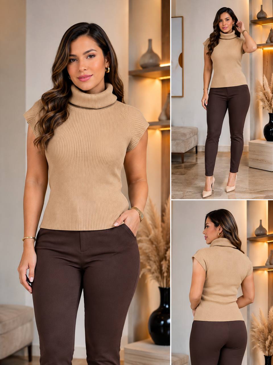 BLUSA HILO TEJIDO D135 COD 7730 foto 5