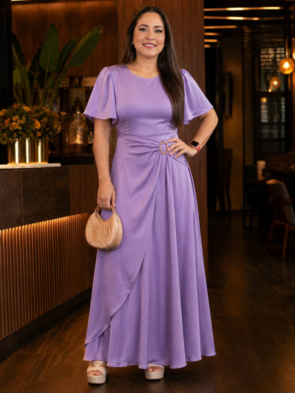 VESTIDO LLANO 52036 COD 7746 foto 2