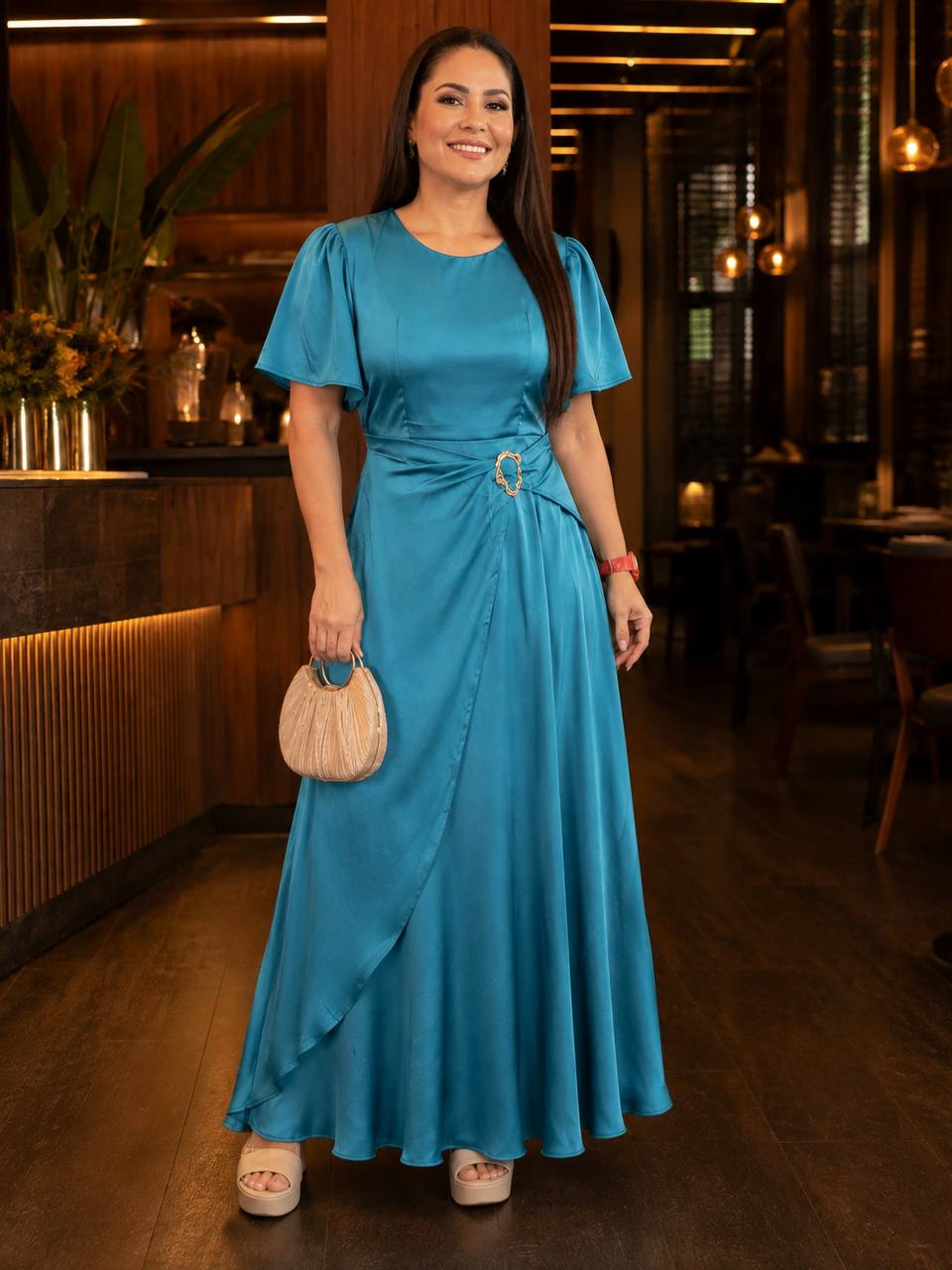 VESTIDO LLANO 52036 COD 7746 foto 3