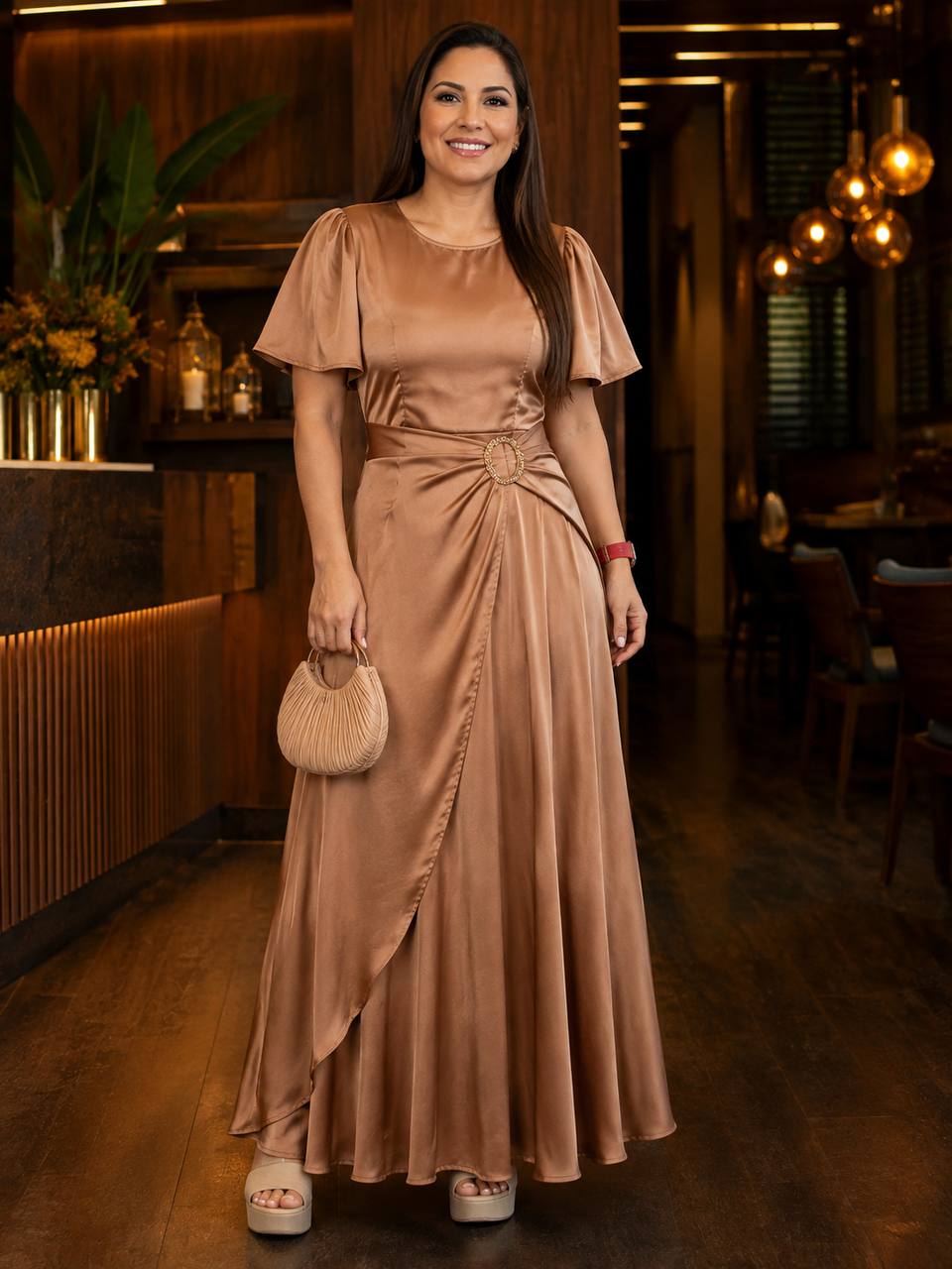 VESTIDO LLANO 52036 COD 7746 foto 4