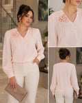 BLUSA VESTIR FLOR COD 7758 foto 1