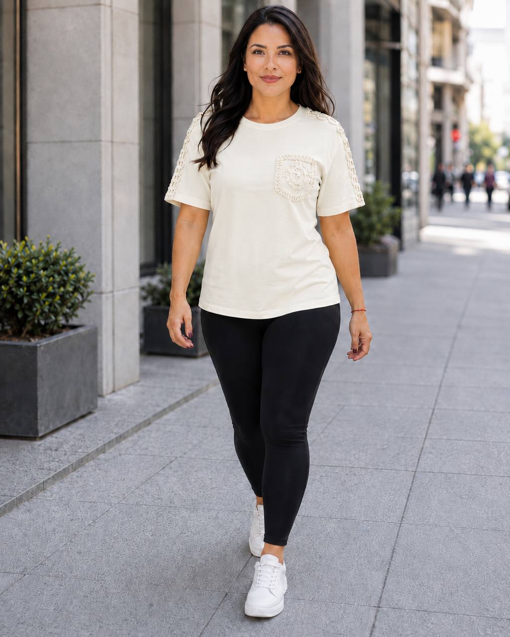 BLUSA TRENZA LLANA E301 COD 7774 foto 4