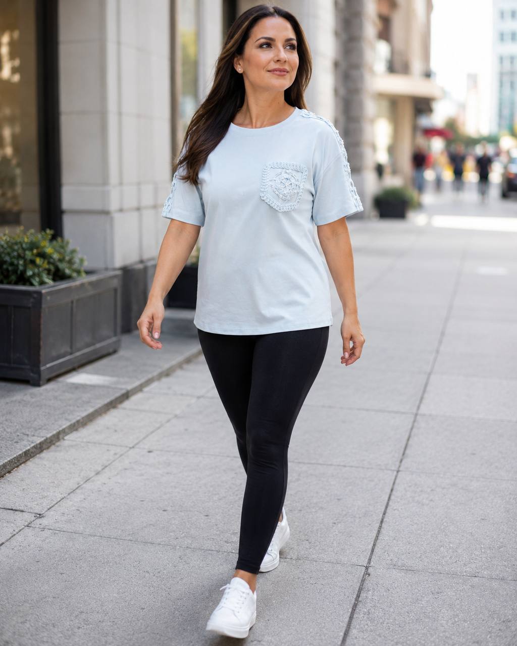 BLUSA TRENZA LLANA E301 COD 7774 foto 5
