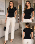 BLUSA LLANA APLIUE DORADO 31816 COD 7795 foto 1