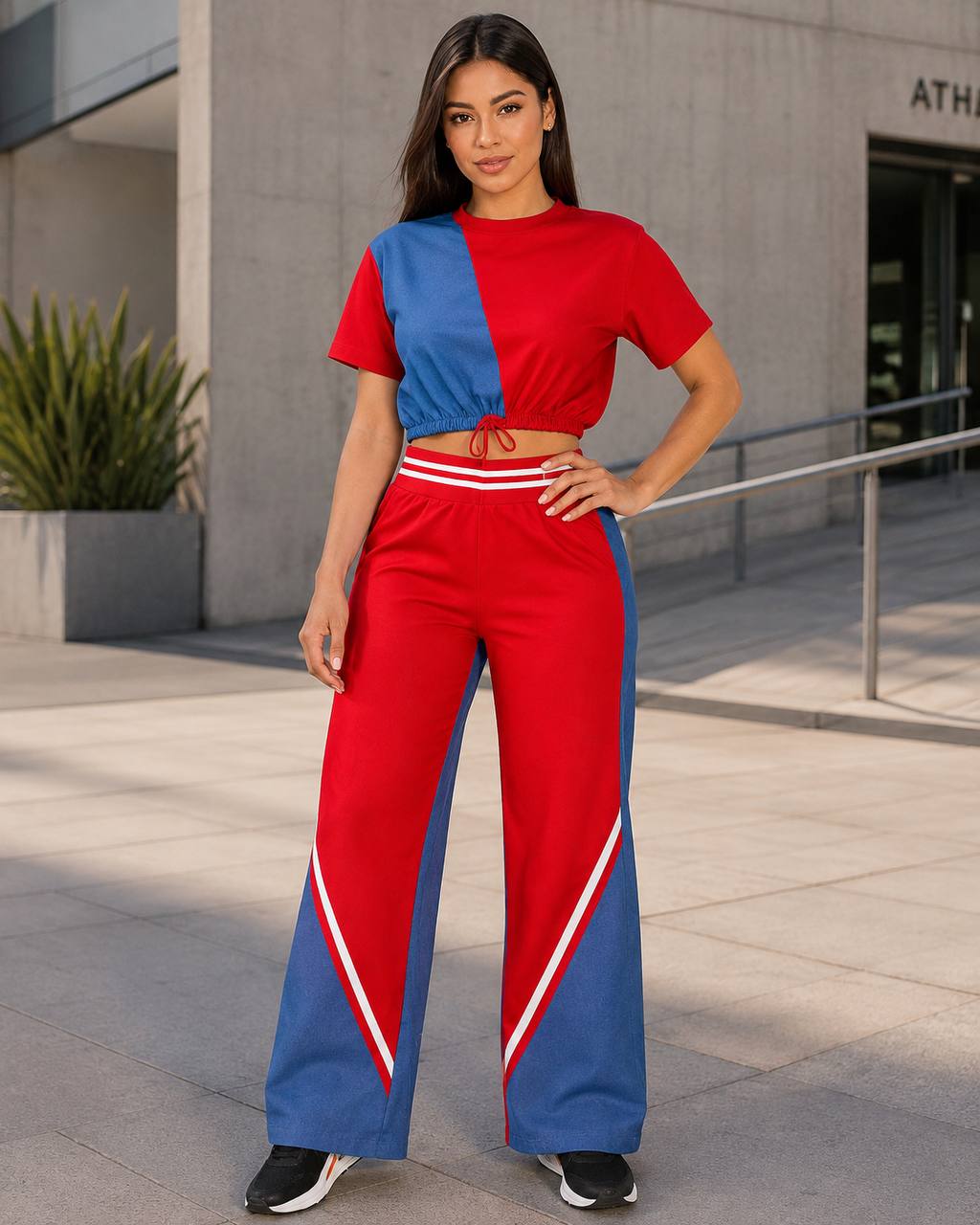 CONJUNTO PANTALON BICOLOR foto nueva 1