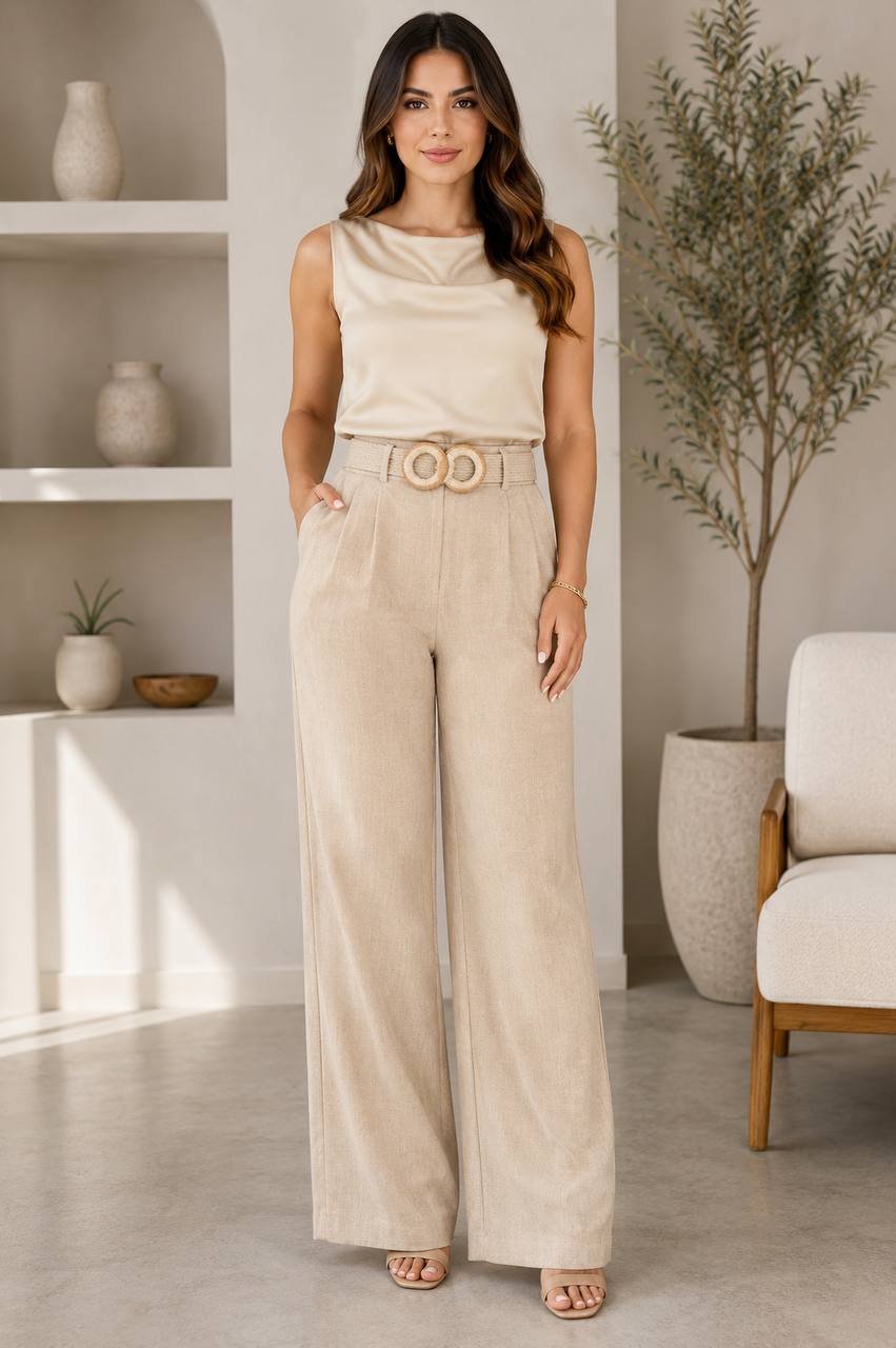 PANTALON LLANO Z955 COD 7875 foto 3