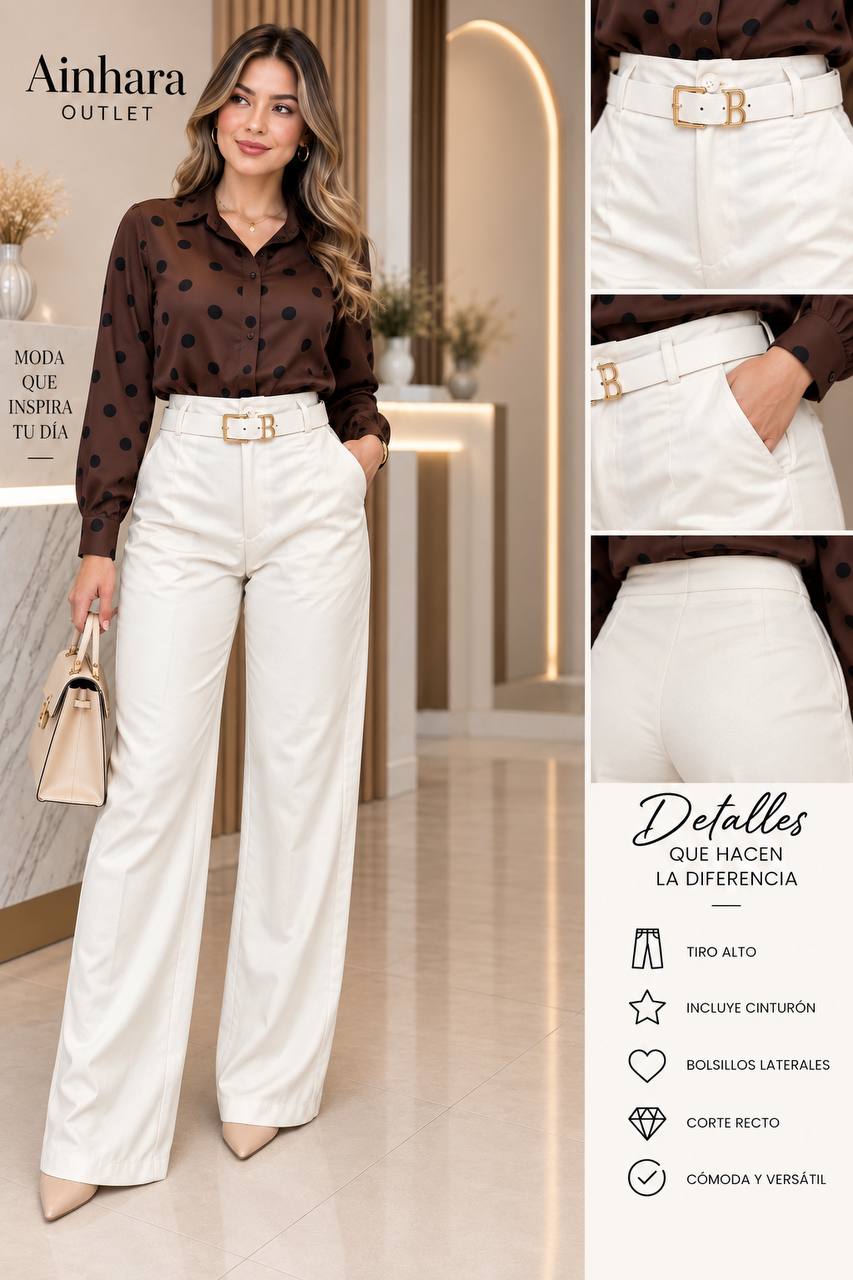 PANTALON LLANO Z1490 COD 7952 foto 1